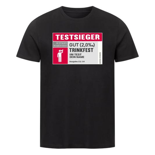 TESTSIEGER PERSONALISIERBAR - PREMIUM SHIRT UNISEX