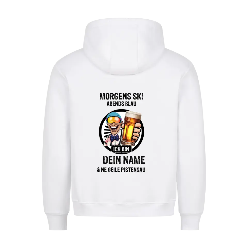 PISTENSAU PERSONALISIERBAR - PREMIUM HOODIE UNISEX RÜCKENDRUCK