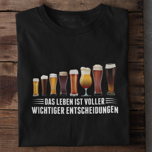 BIER-ENTSCHEIDUNG - PREMIUM SHIRT UNISEX